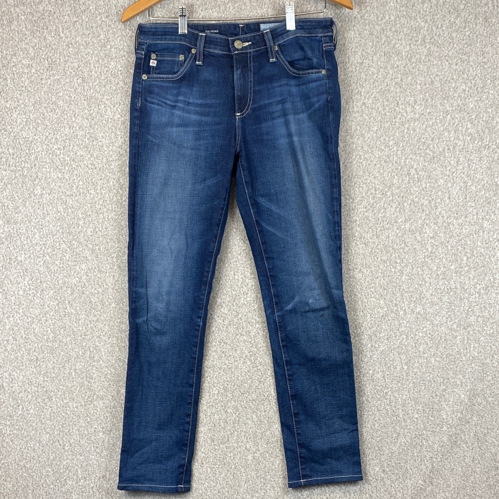AG The Prima mid rise cigarette jeans 27 regular slim fit Adriano Goldschmied